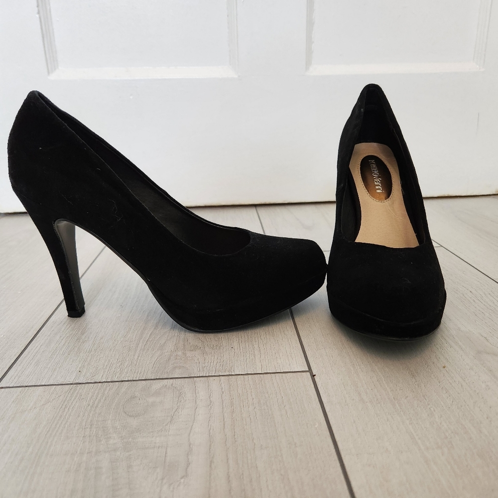 Roberto Vianni black velvet heels 👠🖤